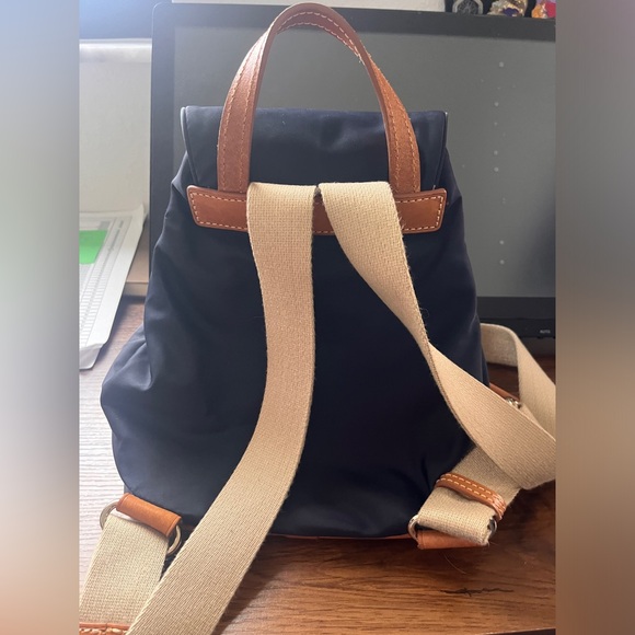 Dooney Burke Navy bookbag - Picture 2 of 3